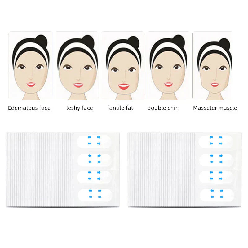 Invisible Face Lifting Tapes - Pack of 40 Pcs